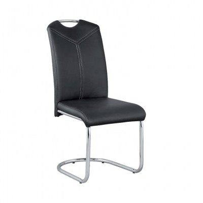 OEM Modern High Back Pu Leather Dining Chair