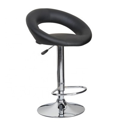 Custom Adjustable Modern PU leather Swivel Bar Stools For Bar Chair