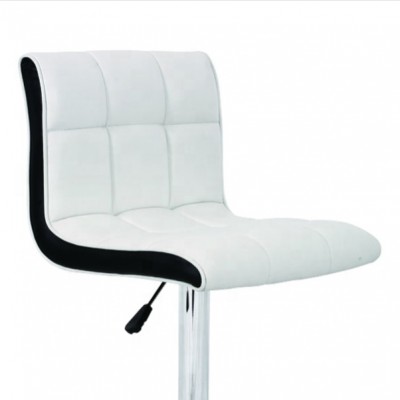 New Design Modern 360 Degree Swivel PU Bar Stool With Backrest , Bar Chair With Footrest