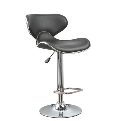 Adjustable Modern Swivel Upholstered Bar Stools PU leather High Bar Chair